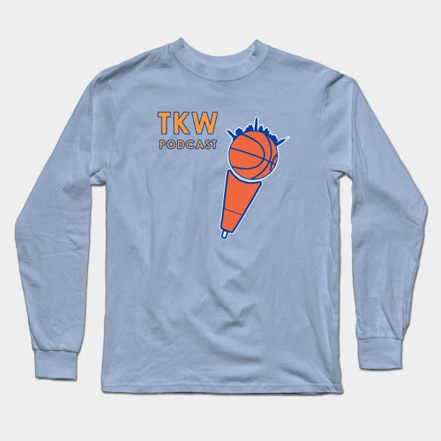 TKW Podcast Logo Long Sleeve T-Shirt by The Knicks Wall